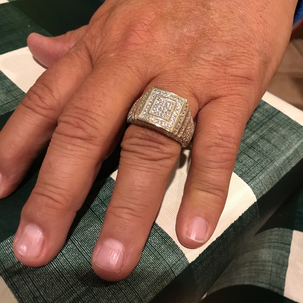 ‼️SOLD‼️ New! Men’s two tone sterling silver ring. - Picture 5 of 7